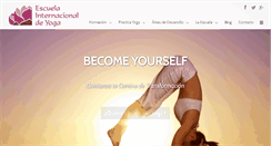 Desktop Screenshot of escueladeyoga.com